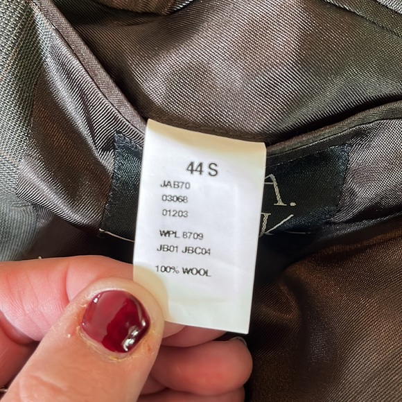 JOS A BANK Size 44S Brown Classic Plaid 100% Wool  Blazer Sport-jacket $349 NEW - Picture 10 of 16